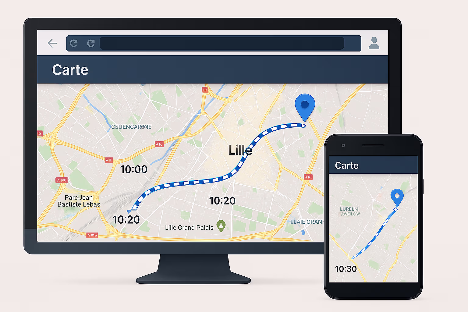 plateforme de localisation